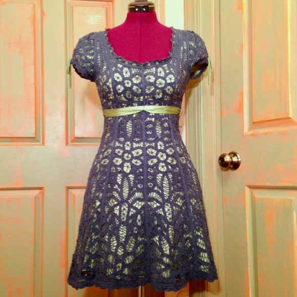 Betsey Johnson Dresses & Skirts - Betsey Johnson Vintage Battenburg Crochet Dress!